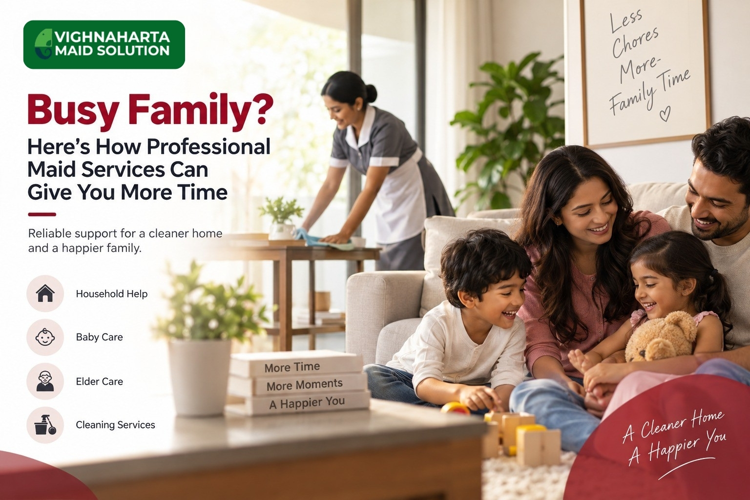 Busy Family? Here’s How Professional Maid Services Can Give You More Time